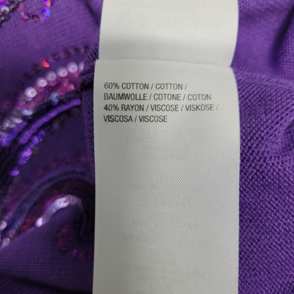 Bob Mackie Sequined Sweater - Picture 9 of 11